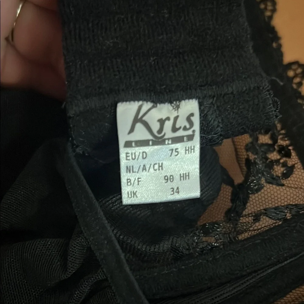 Black Satin Chemise with Structured Bodice - Picture 2 of 11